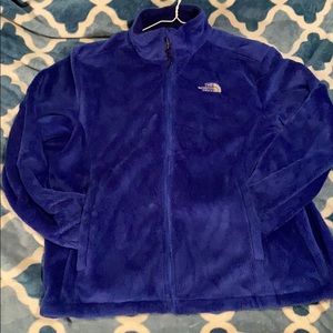 Women’s fuzzy North Face jacket